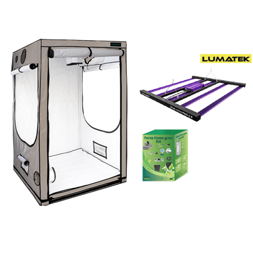 grow zelt komplettset Ferna Home Grow Komplettset 120x120x200cm Lumatek Zeus 465W Pro kaufen