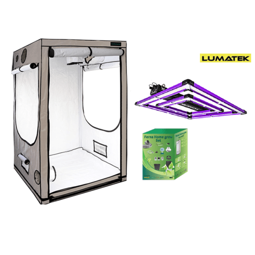 grow tent komplettset Ferna Home Grow Komplettset 120x120x200cm Lumatek ATS 200W Pro kaufen