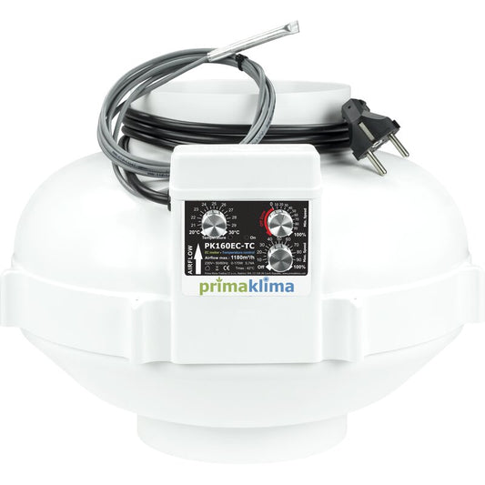 Prima Klima EC Ventilator 160mm 1180m³/h temperaturgesteuert