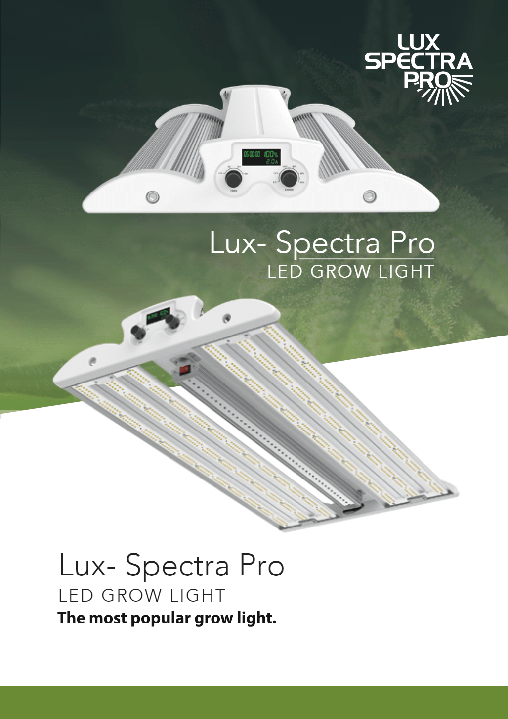 Lux Spectra Pro 480W LED 2,9 µmol inkl.UV&Infrarot LED Leiste - Grow-Xplosion